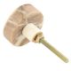 Taupe Marble Wooden Dresser Knobs